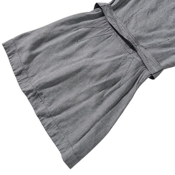 MATTHEW BRUCH Apron Mini Dress in Black Repaired - Picture 11 of 12